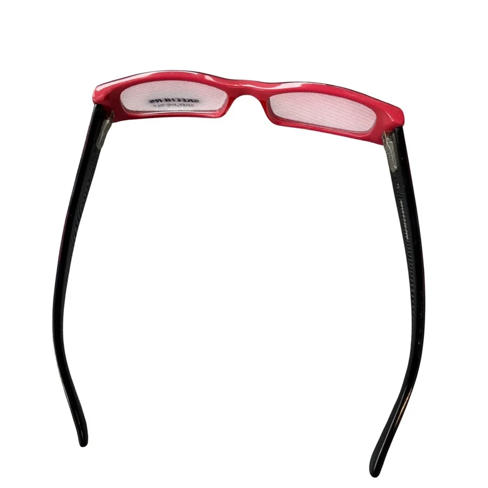 Skechers Eyeglass Frames Women 48-17-135 Black Red SK 2013 Rectangular Rose
